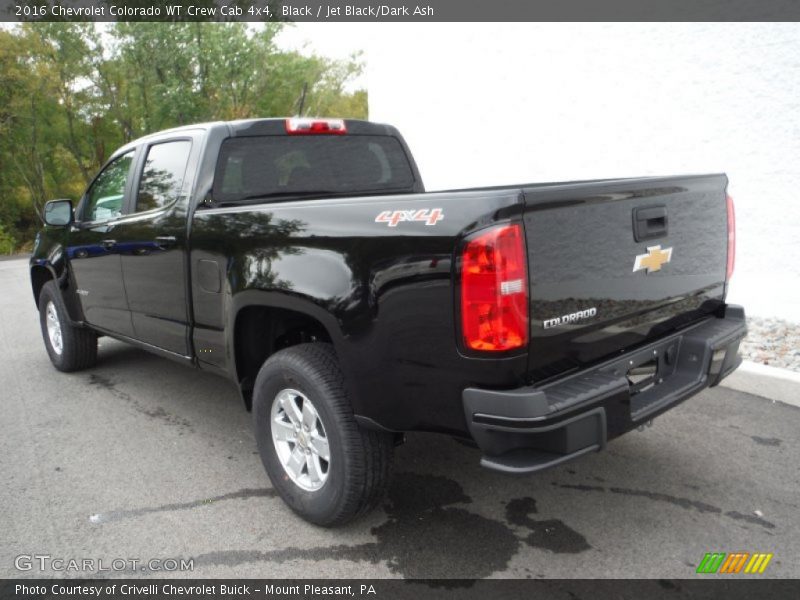 Black / Jet Black/Dark Ash 2016 Chevrolet Colorado WT Crew Cab 4x4