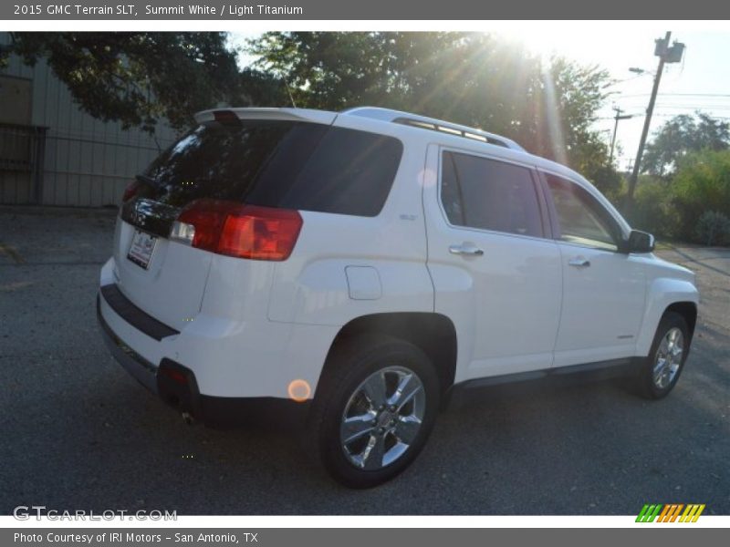 Summit White / Light Titanium 2015 GMC Terrain SLT