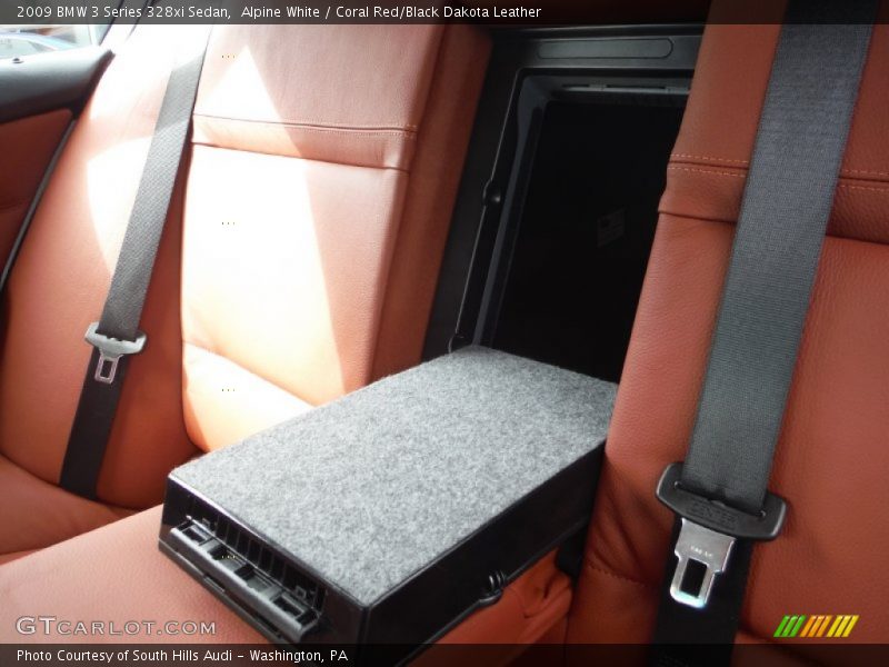 Alpine White / Coral Red/Black Dakota Leather 2009 BMW 3 Series 328xi Sedan