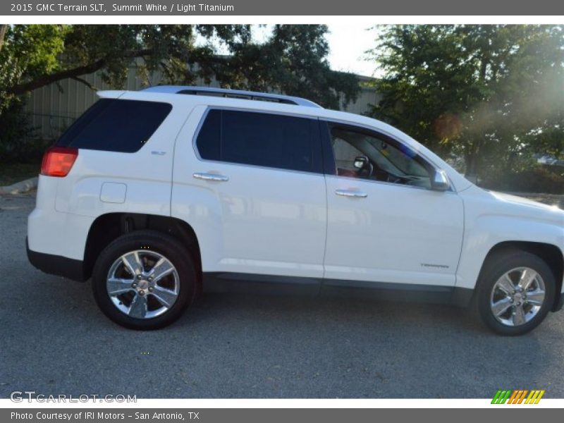 Summit White / Light Titanium 2015 GMC Terrain SLT