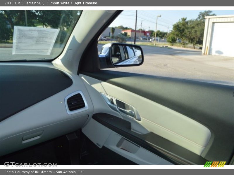 Summit White / Light Titanium 2015 GMC Terrain SLT