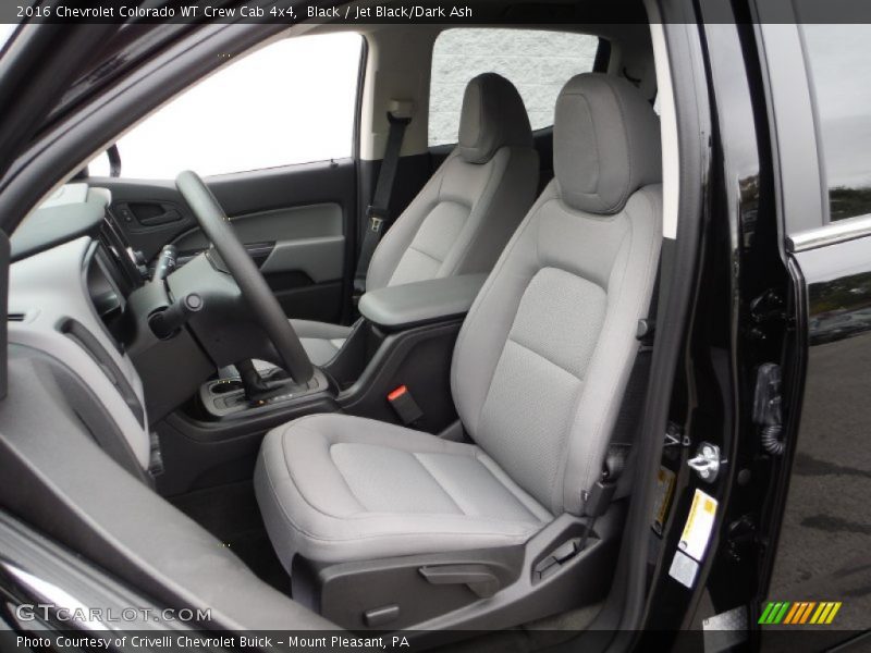  2016 Colorado WT Crew Cab 4x4 Jet Black/Dark Ash Interior