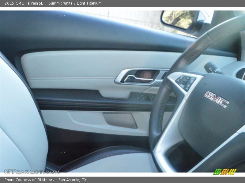 Summit White / Light Titanium 2015 GMC Terrain SLT
