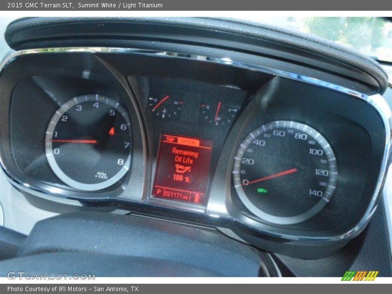 Summit White / Light Titanium 2015 GMC Terrain SLT