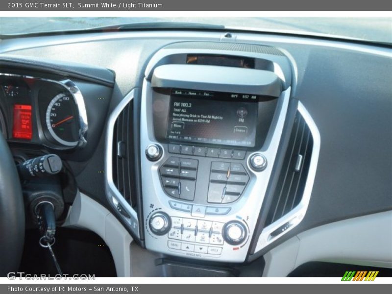 Summit White / Light Titanium 2015 GMC Terrain SLT