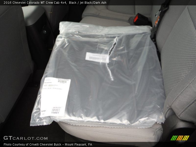 Black / Jet Black/Dark Ash 2016 Chevrolet Colorado WT Crew Cab 4x4