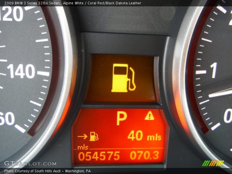 Alpine White / Coral Red/Black Dakota Leather 2009 BMW 3 Series 328xi Sedan