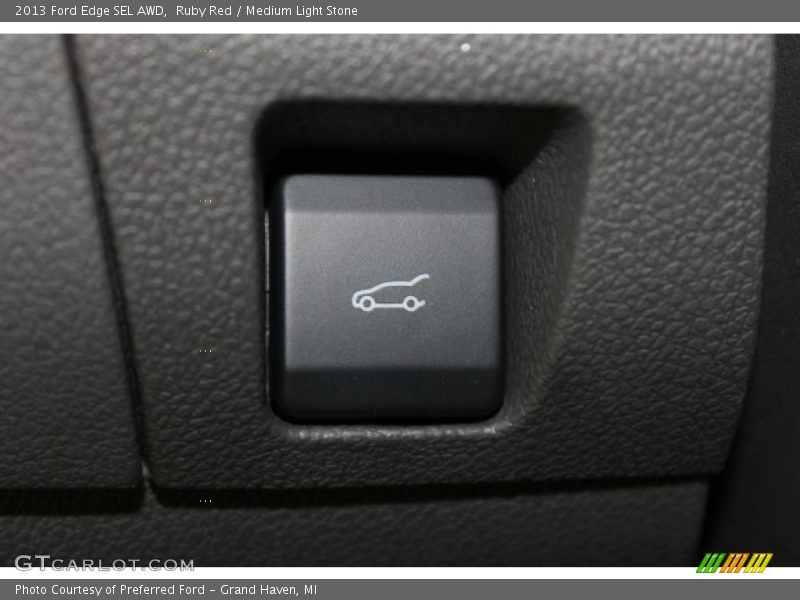 Ruby Red / Medium Light Stone 2013 Ford Edge SEL AWD