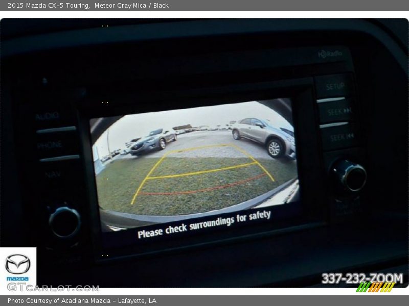 Meteor Gray Mica / Black 2015 Mazda CX-5 Touring