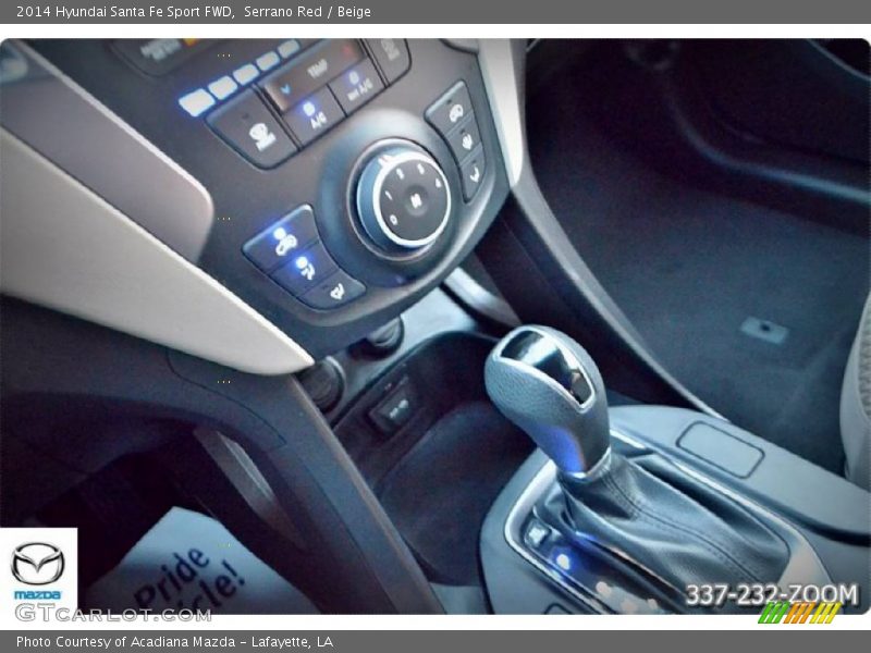 Serrano Red / Beige 2014 Hyundai Santa Fe Sport FWD