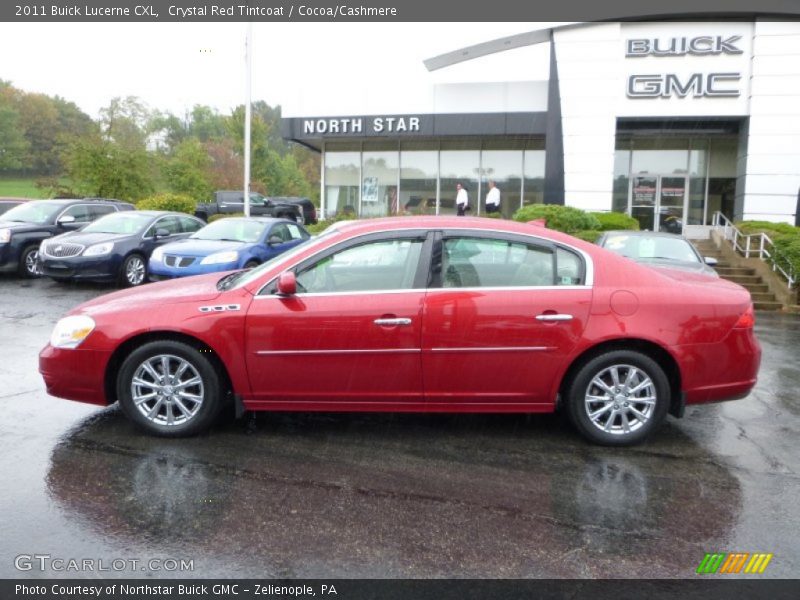 Crystal Red Tintcoat / Cocoa/Cashmere 2011 Buick Lucerne CXL