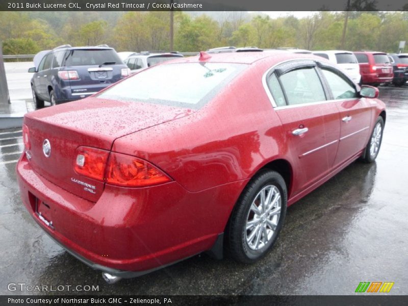 Crystal Red Tintcoat / Cocoa/Cashmere 2011 Buick Lucerne CXL