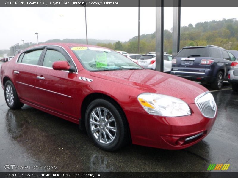 Crystal Red Tintcoat / Cocoa/Cashmere 2011 Buick Lucerne CXL