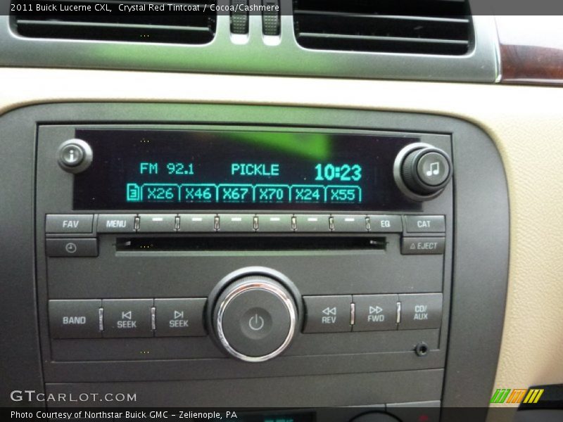 Crystal Red Tintcoat / Cocoa/Cashmere 2011 Buick Lucerne CXL