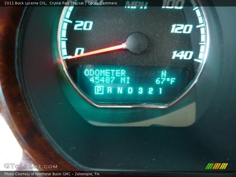 Crystal Red Tintcoat / Cocoa/Cashmere 2011 Buick Lucerne CXL