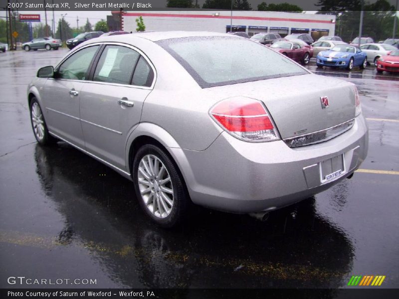 Silver Pearl Metallic / Black 2007 Saturn Aura XR