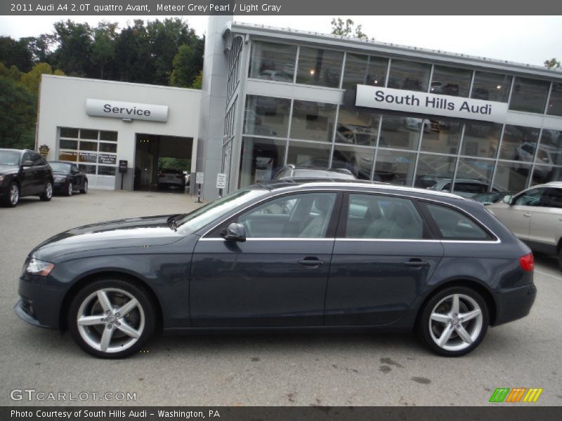 Meteor Grey Pearl / Light Gray 2011 Audi A4 2.0T quattro Avant