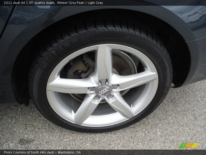 Meteor Grey Pearl / Light Gray 2011 Audi A4 2.0T quattro Avant