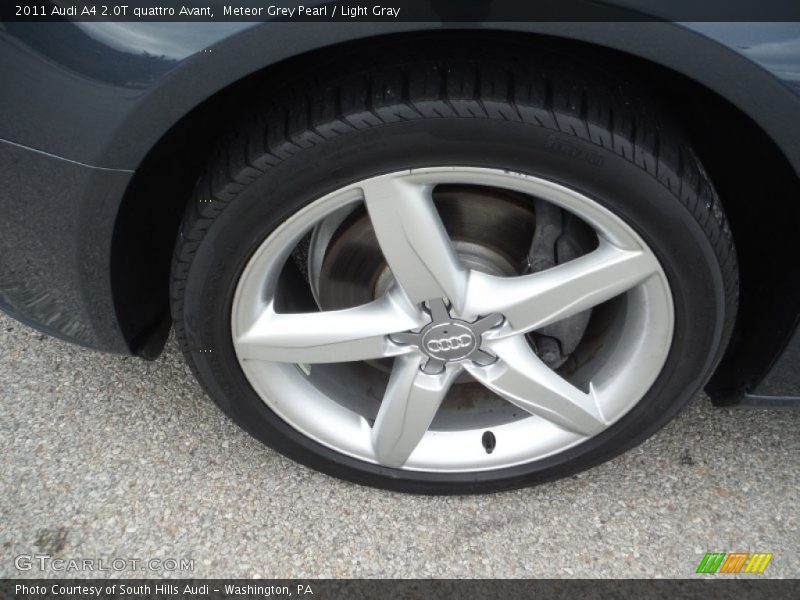 Meteor Grey Pearl / Light Gray 2011 Audi A4 2.0T quattro Avant