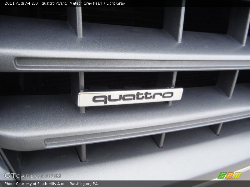Meteor Grey Pearl / Light Gray 2011 Audi A4 2.0T quattro Avant