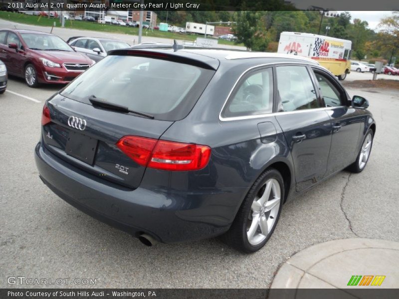 Meteor Grey Pearl / Light Gray 2011 Audi A4 2.0T quattro Avant