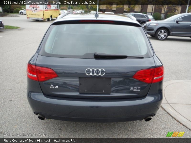 Meteor Grey Pearl / Light Gray 2011 Audi A4 2.0T quattro Avant