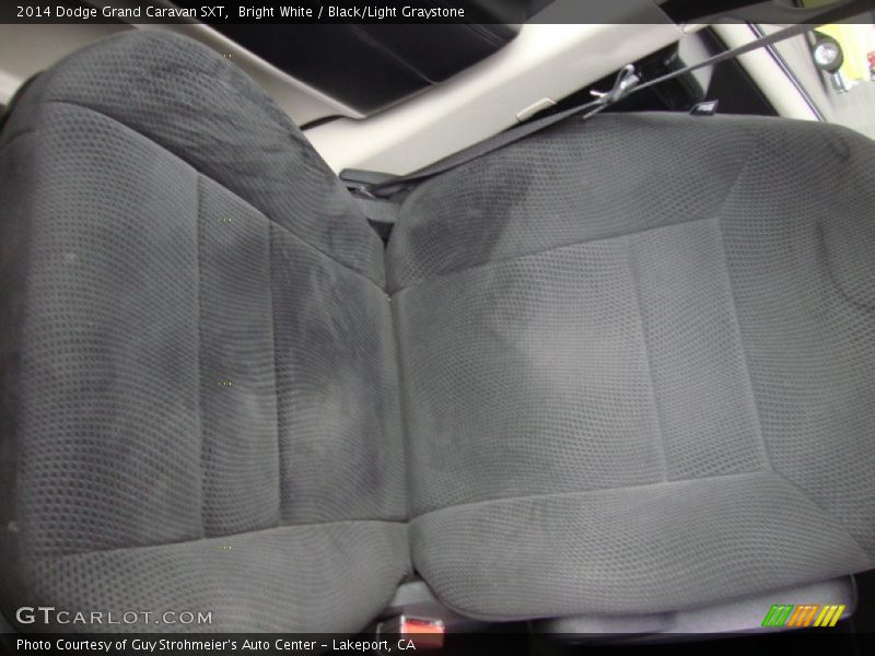 Bright White / Black/Light Graystone 2014 Dodge Grand Caravan SXT