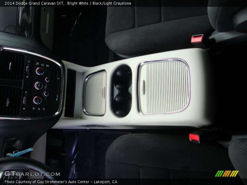 Bright White / Black/Light Graystone 2014 Dodge Grand Caravan SXT