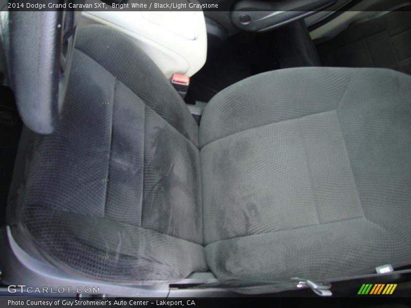 Bright White / Black/Light Graystone 2014 Dodge Grand Caravan SXT