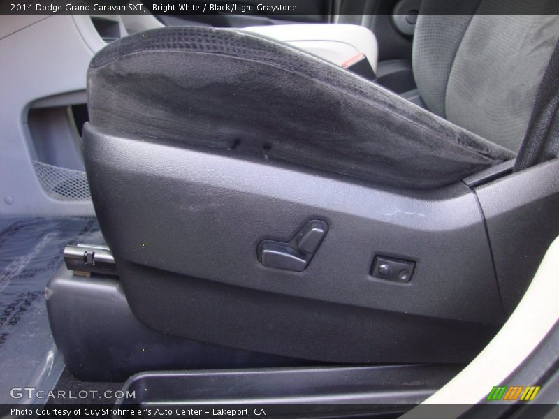 Bright White / Black/Light Graystone 2014 Dodge Grand Caravan SXT