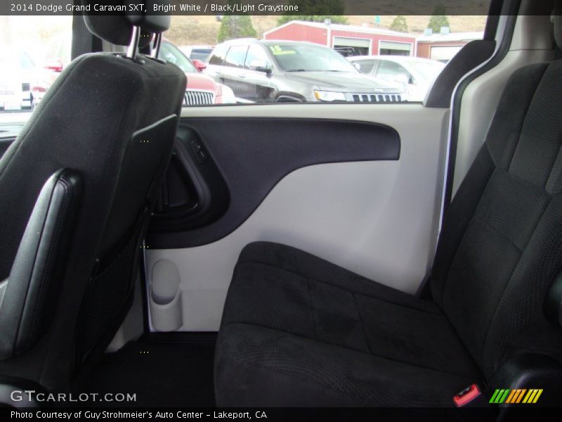 Bright White / Black/Light Graystone 2014 Dodge Grand Caravan SXT