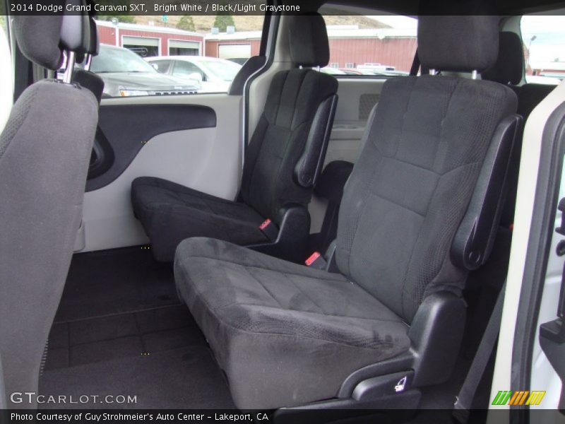 Bright White / Black/Light Graystone 2014 Dodge Grand Caravan SXT