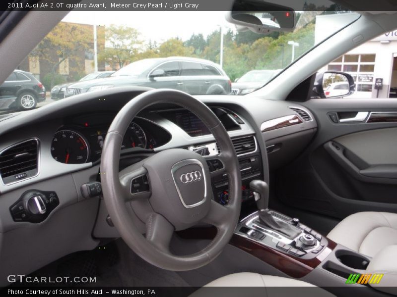 Meteor Grey Pearl / Light Gray 2011 Audi A4 2.0T quattro Avant