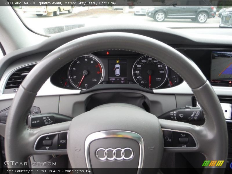 Meteor Grey Pearl / Light Gray 2011 Audi A4 2.0T quattro Avant