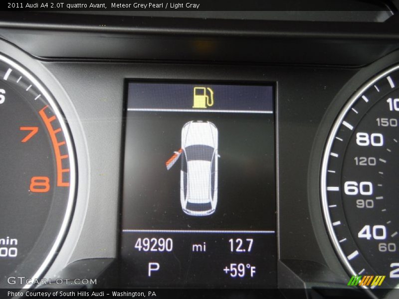 Meteor Grey Pearl / Light Gray 2011 Audi A4 2.0T quattro Avant