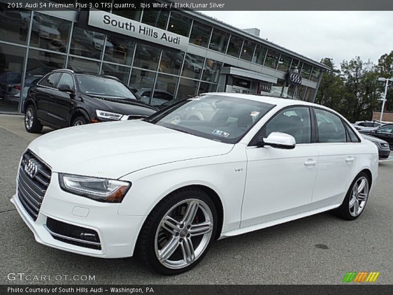 Ibis White / Black/Lunar Silver 2015 Audi S4 Premium Plus 3.0 TFSI quattro