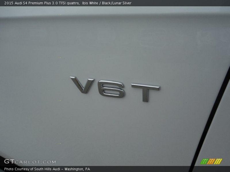 Ibis White / Black/Lunar Silver 2015 Audi S4 Premium Plus 3.0 TFSI quattro