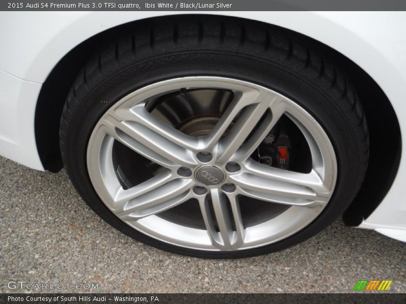Ibis White / Black/Lunar Silver 2015 Audi S4 Premium Plus 3.0 TFSI quattro