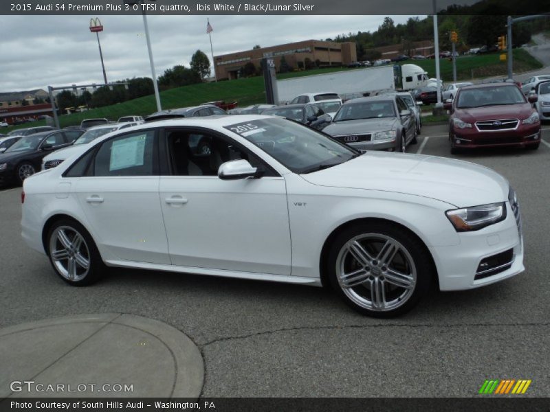 Ibis White / Black/Lunar Silver 2015 Audi S4 Premium Plus 3.0 TFSI quattro