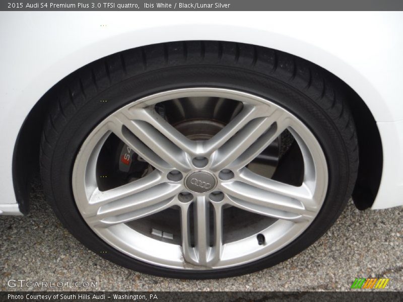 Ibis White / Black/Lunar Silver 2015 Audi S4 Premium Plus 3.0 TFSI quattro