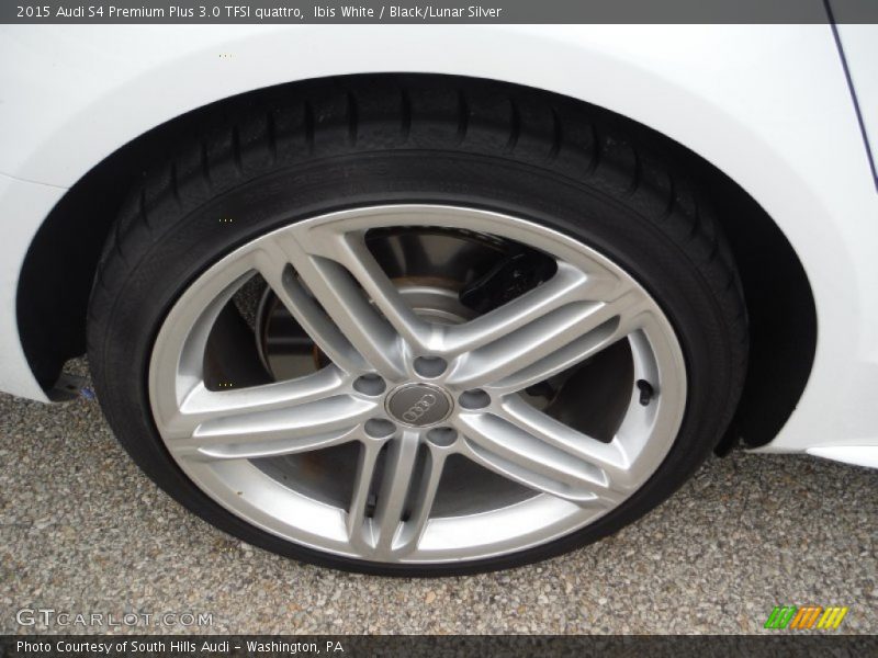 Ibis White / Black/Lunar Silver 2015 Audi S4 Premium Plus 3.0 TFSI quattro