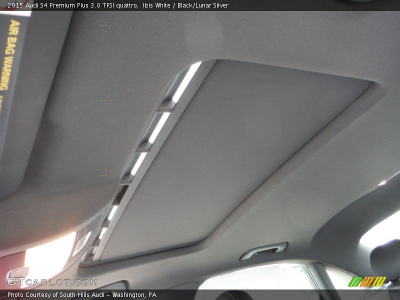 Ibis White / Black/Lunar Silver 2015 Audi S4 Premium Plus 3.0 TFSI quattro