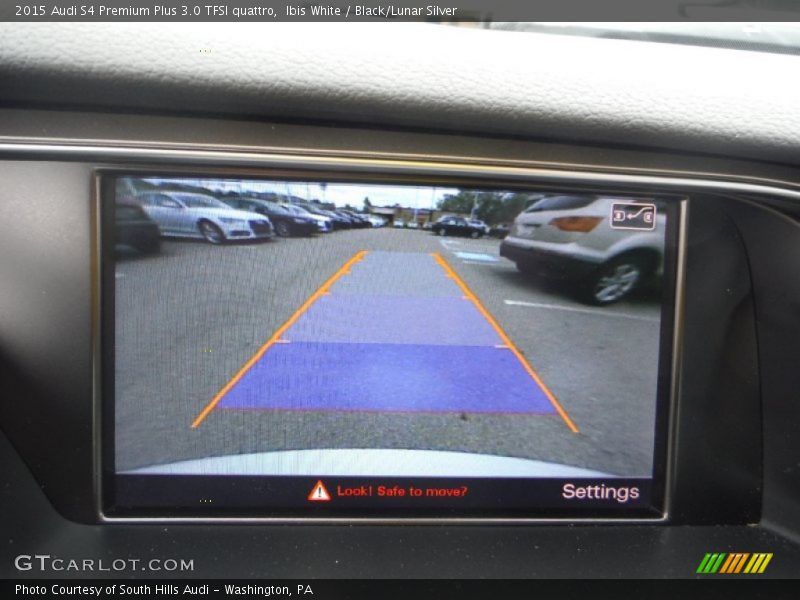 Ibis White / Black/Lunar Silver 2015 Audi S4 Premium Plus 3.0 TFSI quattro