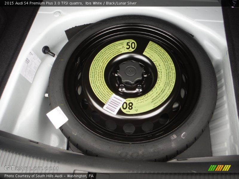 Ibis White / Black/Lunar Silver 2015 Audi S4 Premium Plus 3.0 TFSI quattro