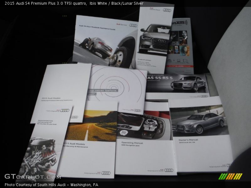 Ibis White / Black/Lunar Silver 2015 Audi S4 Premium Plus 3.0 TFSI quattro