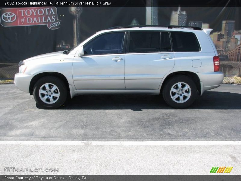 Millennium Silver Metallic / Gray 2002 Toyota Highlander I4