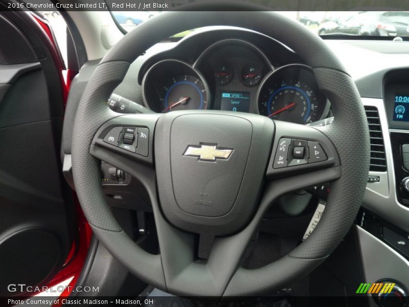 Red Hot / Jet Black 2016 Chevrolet Cruze Limited LT