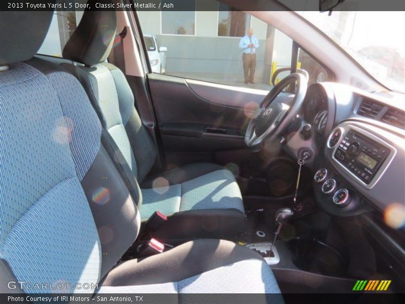 Classic Silver Metallic / Ash 2013 Toyota Yaris L 5 Door