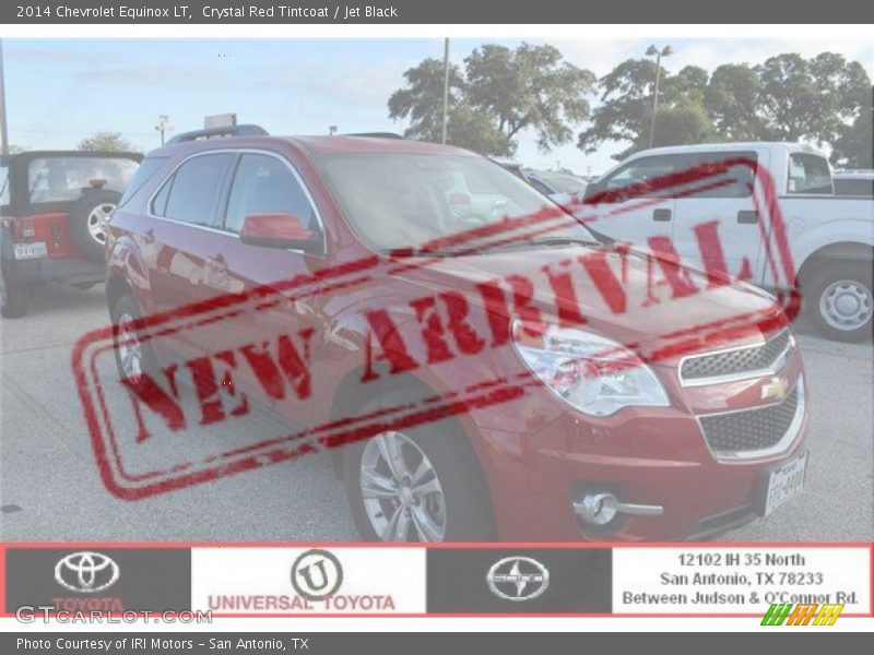 Crystal Red Tintcoat / Jet Black 2014 Chevrolet Equinox LT