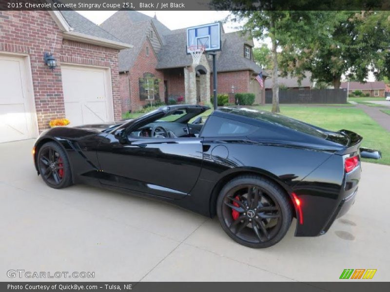 Black / Jet Black 2015 Chevrolet Corvette Stingray Coupe Z51